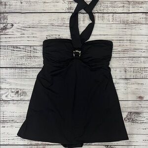 Michael Kors Black One Piece Swimsuit Sz. 8‎